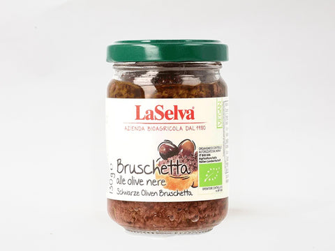 Bruschetta di olive nere bio 130 g